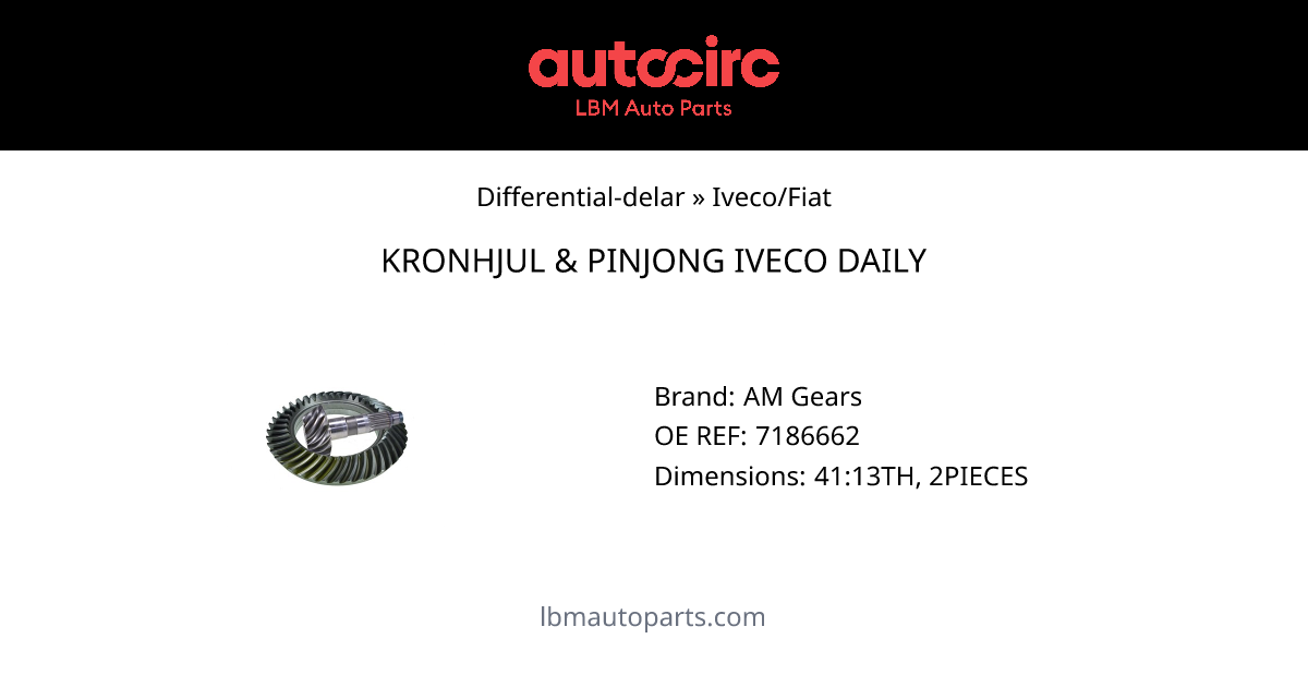 KRONHJUL & PINJONG IVECO DAILY
