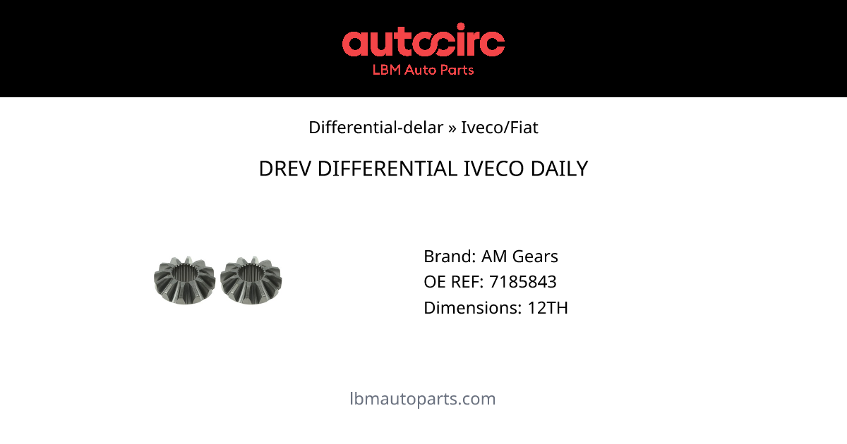 DREV DIFFERENTIAL IVECO DAILY