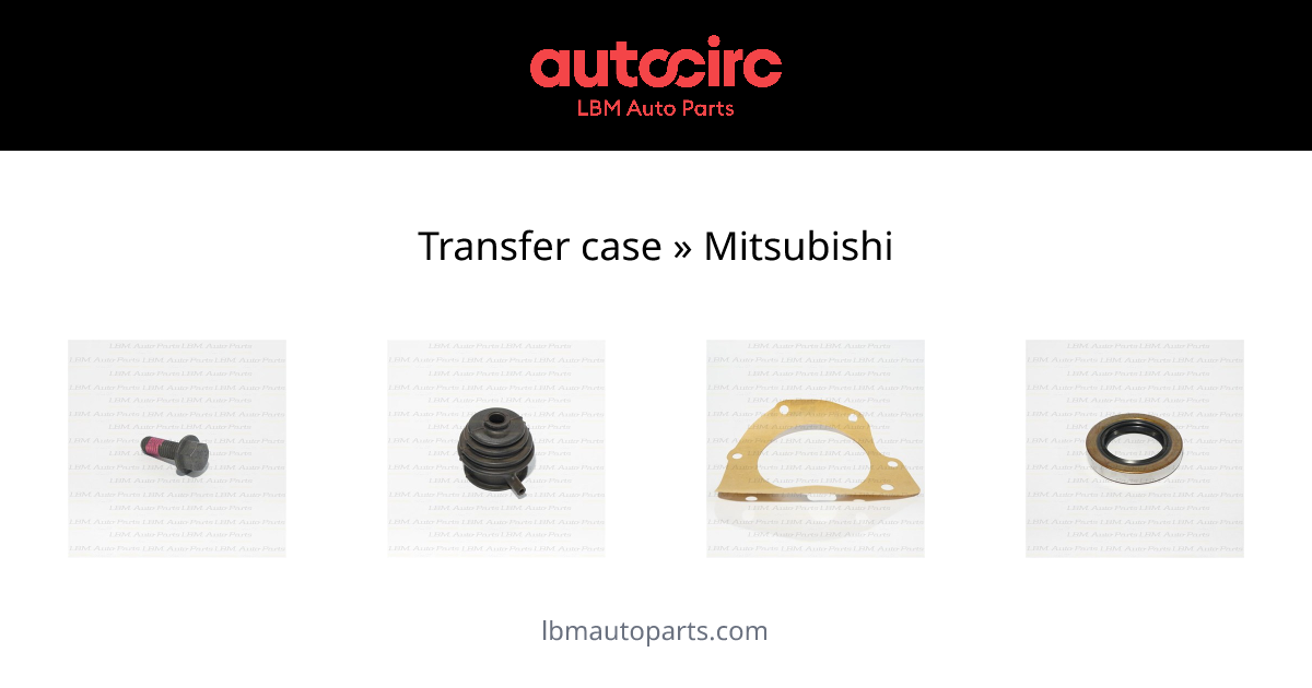 Transfer case » Mitsubishi
