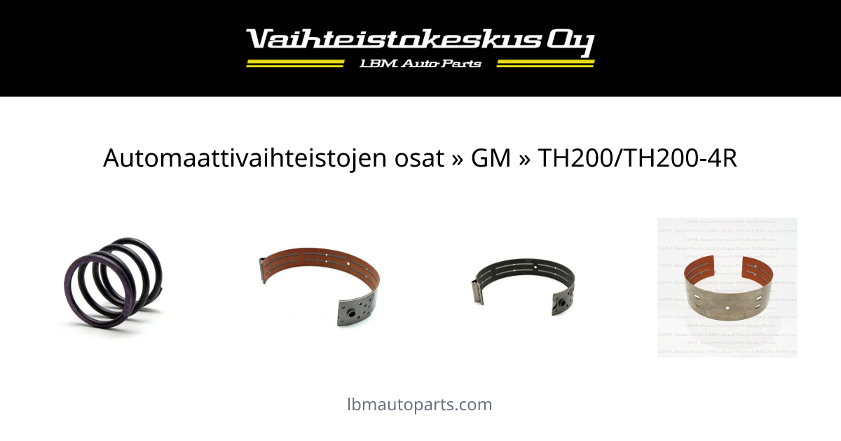 Automaattivaihteistojen osat » GM » TH200/TH200-4R