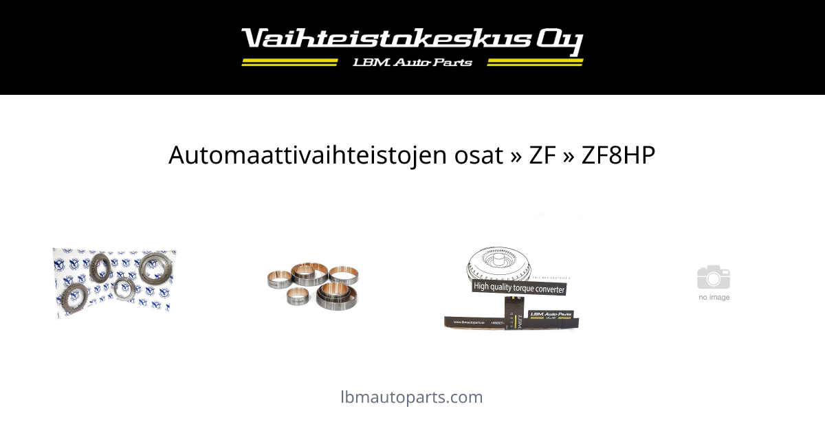 Automaattivaihteistojen osat » ZF » ZF8HP