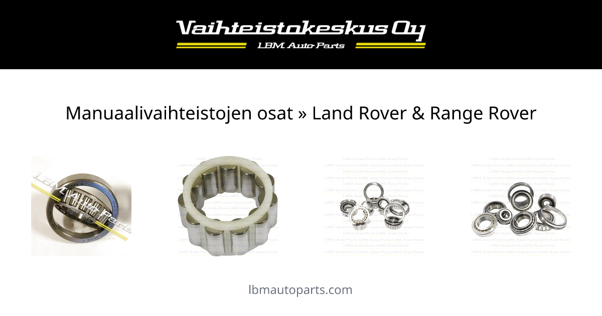Manuaalivaihteistojen osat » Land Rover & Range Rover